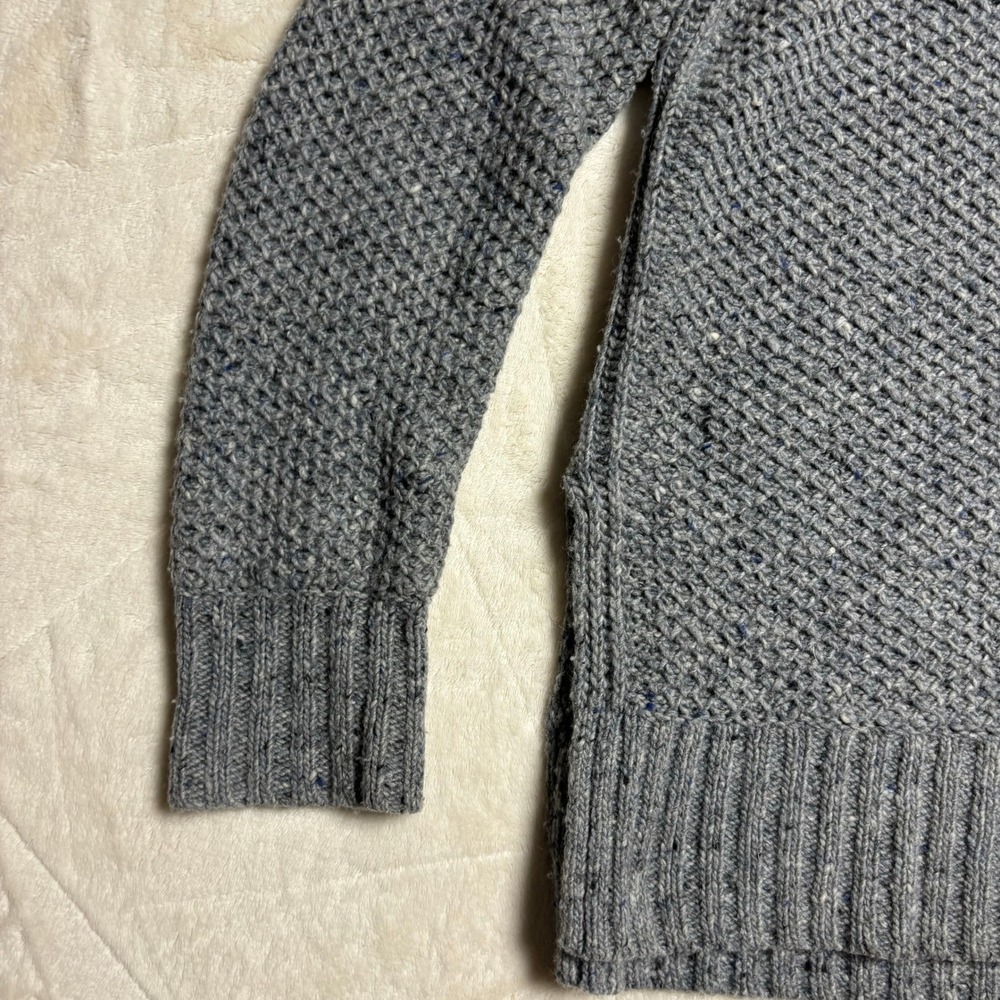 Lauren Ralph Lauren Women Turtleneck Sweater Medium Gray Speckled Cozy Winter - Picture 6 of 15